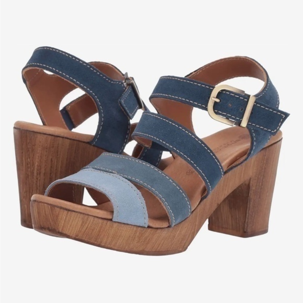 Eric Michael Women’s Sandals Style Jamie Blue Combo size 40